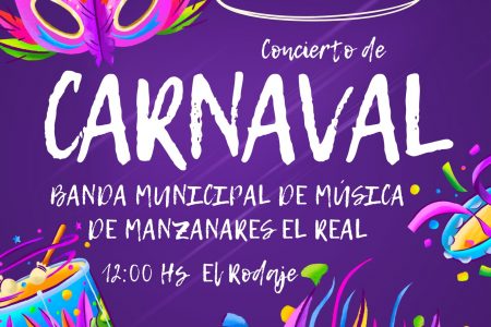Banda de Música de Manzanares el Real, concierto de Carnaval