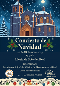 Concierto de Navidad: Banda y Coral en la Iglesia de Soto del Real @ Iglesia de Soto del Real