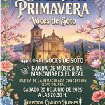Concierto de Primavera 20-06-26 A4 Poster