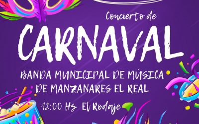 Banda de Música de Manzanares el Real, concierto de Carnaval